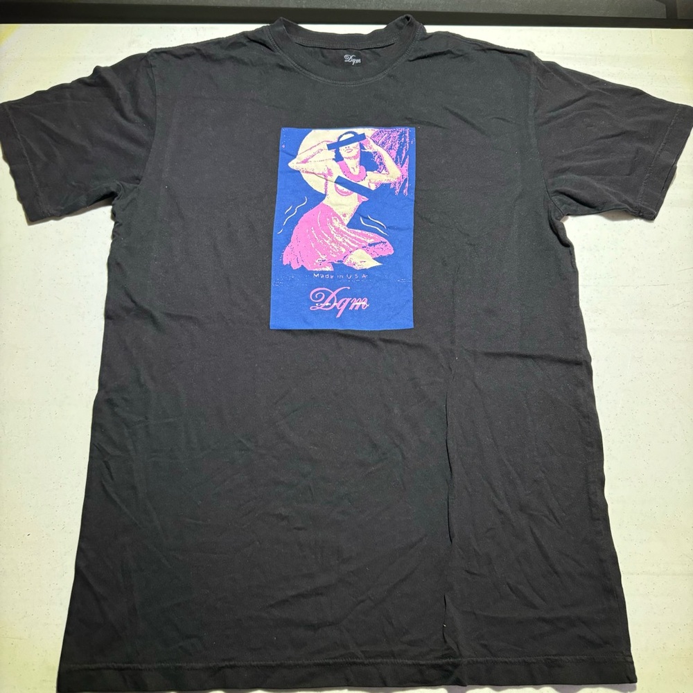 NEW DQM DAVID’S QUALITY MEETS NY BLACK T-SHIRT SZ MEDIUM M